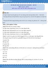 Đề thi giữa học kì 1 Vật lí 11 Cánh diều - Đề số 03